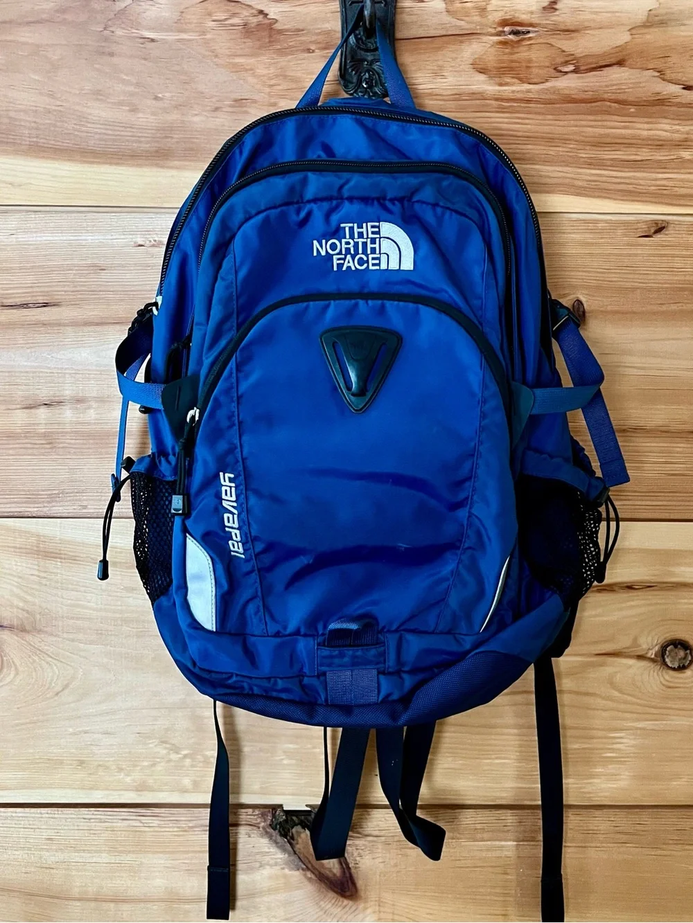The North Face Yavapai Blue/Black/Silver Backpack Sporty Outdoor Collegiate